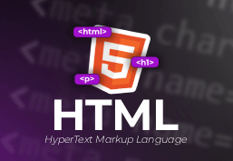 Capa do curso de HTML